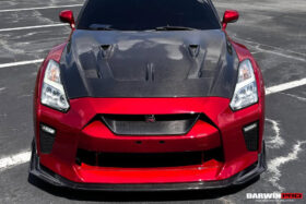 DarwinPro Aerodynamics DarwinPRO GTR R35 BKSSII Style Carbon Fiber Hood Fit CBA, DBA, EBA - Image 9