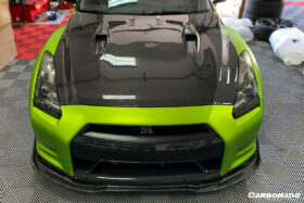 DarwinPro Aerodynamics DarwinPRO GTR R35 CBA DBA BSE Style Carbon Fiber Hood - Image 3
