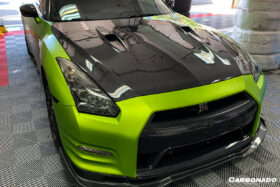 DarwinPro Aerodynamics DarwinPRO GTR R35 CBA DBA BSE Style Carbon Fiber Hood - Image 5
