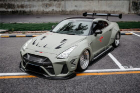 DarwinPro Aerodynamics DarwinPRO GTR R35 CBA DBA EBA BKSSII Style Partial Carbon Fiber Full Wide Body Kit