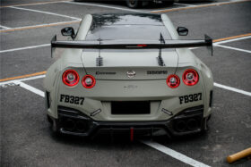 DarwinPRO 2008-2023 Nissan GTR R35 CBA DBA EBA BKSSII Style Rear Bumper with Diffuser Undertray And LED Light - image 1
