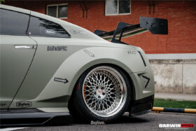 DarwinPro Aerodynamics DarwinPRO GTR R35 CBA DBA EBA BKSSII Style Partial Carbon Fiber Full Wide Body Kit - Image 9
