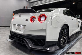 DarwinPro Aerodynamics DarwinPRO GTR R35 CBA DBA EBA BKSS Style Carbon Fiber Trunk Spoiler - Image 8
