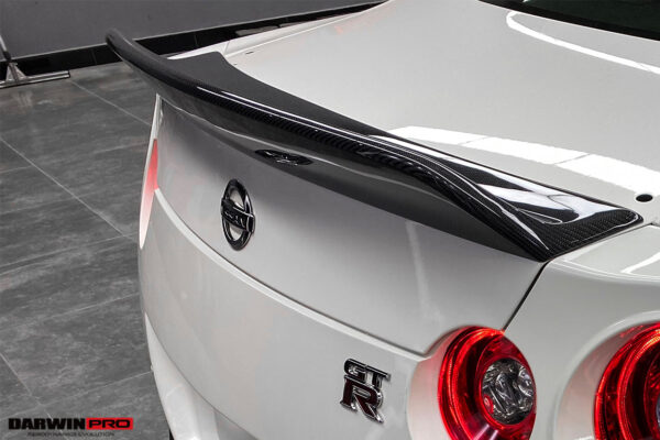 DarwinPRO 2008-2023 Nissan GTR R35 CBA DBA EBA BKSS Style Carbon Fiber Trunk Spoiler