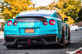 DarwinPRO 2017-2023 Nissan GTR R35 EBA BKSS Style Carbon Fiber Rear Diffuser - image 2