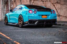 DarwinPRO 2017-2023 Nissan GTR R35 EBA BKSS Style Carbon Fiber Rear Diffuser - image 6