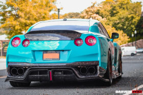 DarwinPRO 2017-2023 Nissan GTR R35 EBA BKSS Style Carbon Fiber Rear Diffuser - image 10