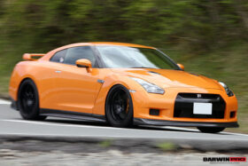 DarwinPro Aerodynamics DarwinPRO GTR R35 CBA ZEL Style Carbon Fiber Front Lip - Image 6