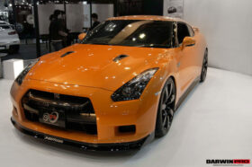 DarwinPro Aerodynamics DarwinPRO GTR R35 CBA ZEL Style Carbon Fiber Front Lip - Image 3