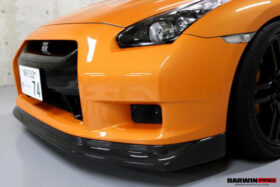 DarwinPro Aerodynamics DarwinPRO GTR R35 CBA ZEL Style Carbon Fiber Front Lip - Image 4