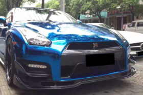 DarwinPro Aerodynamics DarwinPRO GTR R35 DBA Carbon Fiber Front Lip - Carbonado (BSE) - Image 6