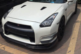 DarwinPro Aerodynamics DarwinPRO GTR R35 DBA Carbon Fiber Front Lip - Carbonado (BSE) - Image 4