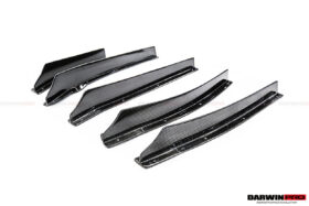 DarwinPro Aerodynamics DarwinPRO GTR R35 DBA EBA BKSS Style Carbon Fiber Rear Diffuser Canards - Image 10