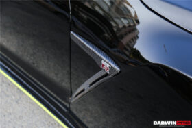 DarwinPro Aerodynamics DarwinPRO GTR R35 DBA EBA Carbon Fiber Fender Logo Cover - Image 8