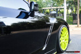DarwinPro Aerodynamics DarwinPRO GTR R35 DBA EBA Carbon Fiber Fender Logo Cover - Image 2