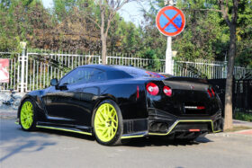DarwinPro Aerodynamics DarwinPRO GTR R35 DBA EBA Carbon Fiber Fender Logo Cover - Image 4