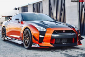 DarwinPro Aerodynamics DarwinPRO GTR R35 EBA BKSS Style Carbon Fiber Front Canards - Image 10