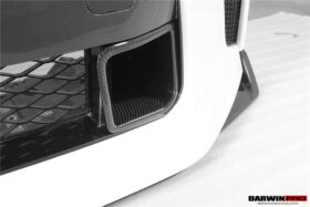 DarwinPro Aerodynamics DarwinPRO GTR R35 EBA BKSS Style Carbon Fiber Front Bumper Vents - Image 5