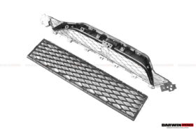 DarwinPRO 2017-2023 Nissan GTR R35 EBA Fornt Bumper PP Front Grille - image 4