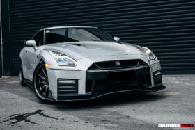 DarwinPRO 2017-2023 Nissan GTR R35 EBA NSM Style Partial Carbon Fiber Front Bumper - image 3