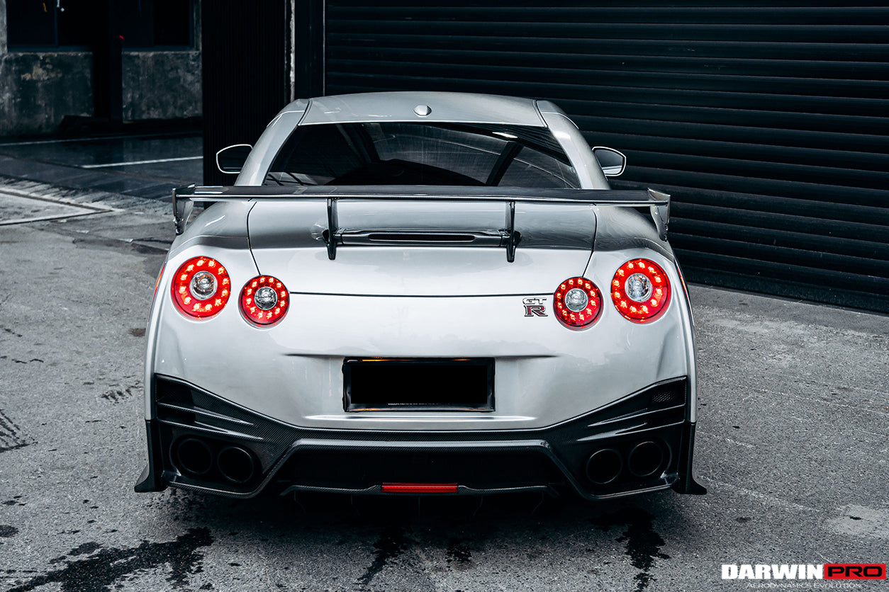 DarwinPro Aerodynamics DarwinPRO GTR R35 CBA DBA EBA NSM Style Carbon Fiber Trunk Spoiler Wing - Image 2