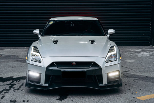 DarwinPRO 2017-2023 Nissan GTR R35 EBA NSM Style Partial Carbon Fiber Front Bumper