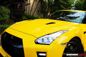 DarwinPRO 2008-2023 Nissan GTR R35 CBA DBA EBA Carbon Fiber Hood Scoop (4 PCS) - image 2