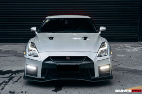 DarwinPro Aerodynamics DarwinPRO GTR R35 CBA DBA Ver17 NSM Style Partial Carbon Fiber Front Bumper - Image 2