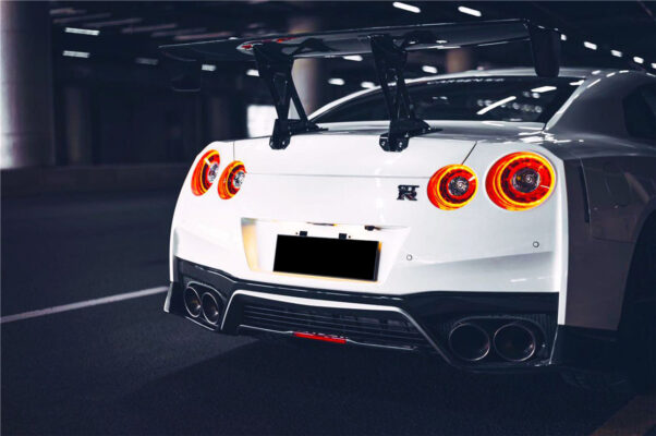 DarwinPRO 2012-2023 Nissan GTR R35 DBA EBA NSM Style Carbon Fiber Rear Diffuser Undertary With Break Light