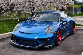 DarwinPRO 2017-2019 Porsche 911 991.2 GT3 Only BKSS Style Carbon Fiber Front lip - image 7