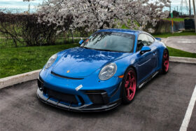 DarwinPRO 2017-2019 Porsche 911 991.2 GT3 Only BKSS Style Carbon Fiber Front lip - image 9