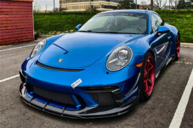 DarwinPRO 2017-2019 Porsche 911 991.2 GT3 Only BKSS Style Carbon Fiber Front lip - image 10