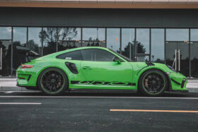 DarwinPRO 2015-2019 Porsche 911 991.2 GT3RS Only Autoclave Carbon Fiber Side Skirts DarwinPRO (OE) - image 1