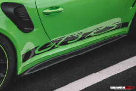 DarwinPRO 2015-2019 Porsche 911 991.2 GT3RS Only Autoclave Carbon Fiber Side Skirts DarwinPRO (OE) - image 4