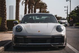 DarwinPRO 2019-2024 Porsche 911 992 Carbon Fiber Front Bumper Lip Splitter DarwinPRO (BKSSII) Fits Carrera, S, 4, 4S, Targa, Cabriolet - image 1