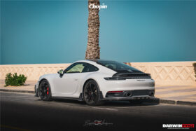 DarwinPRO 2019-2024 Porsche 911 992 Carbon Fiber Rear Lip DarwinPRO (BKSSII) Fits Carrera, S, 4, 4S, Targa, Cabriolet - image 4