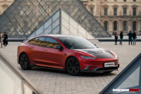 DarwinPRO 2024-2026 Tesla Model 3 Highland RWD AWD Carbon Fiber IMP Design Front Lip（DONT FIT PERFORMANCE） - image 7