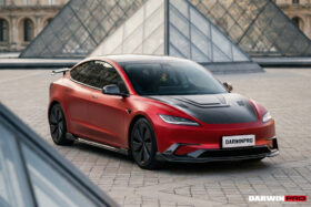 DarwinPRO 2024-2026 Tesla Model 3 Highland RWD AWD Carbon Fiber IMP Design Front Lip（DONT FIT PERFORMANCE） - image 5
