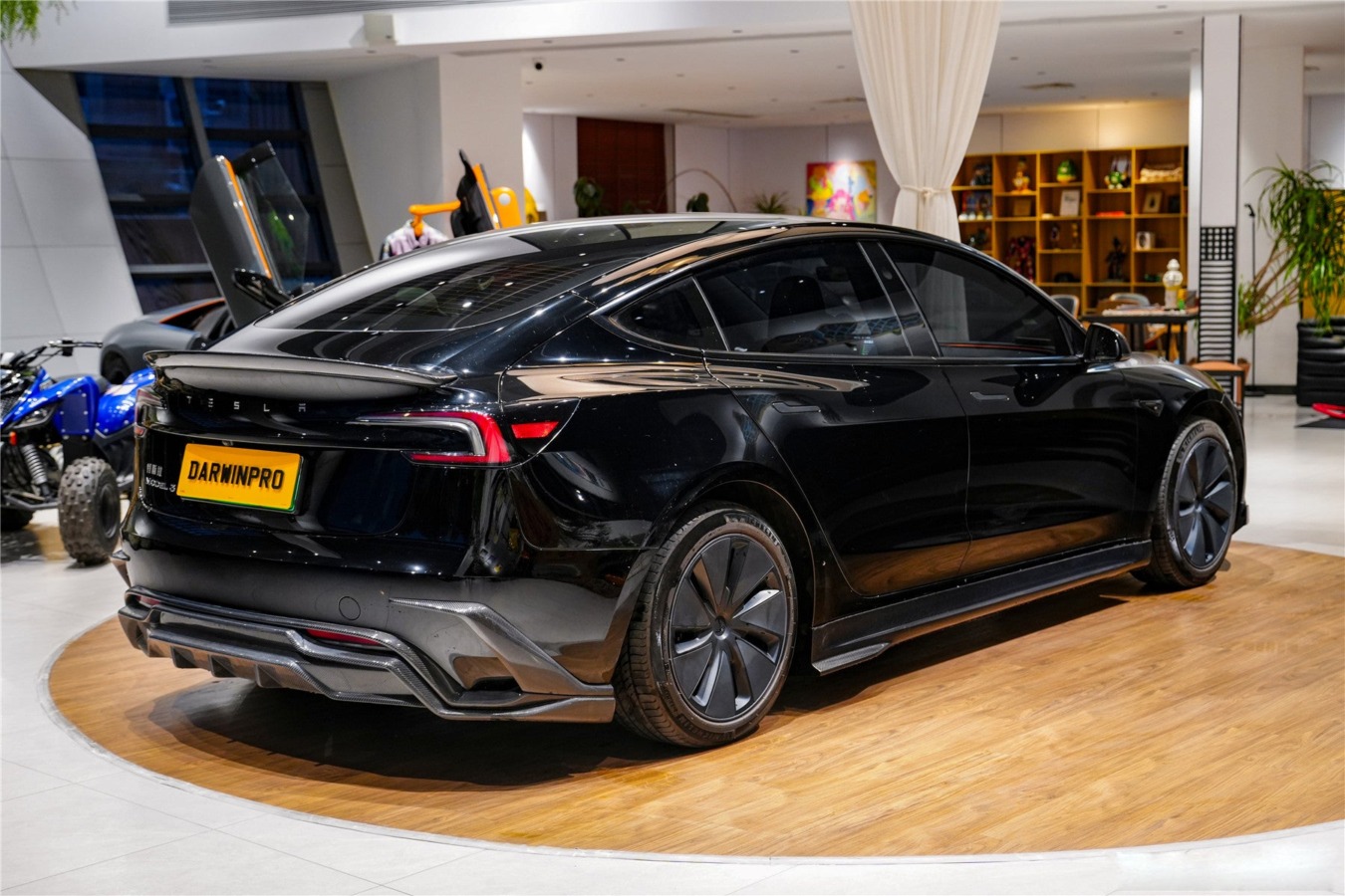 DarwinPRO 2024-2026 Tesla Model 3 Highland RWD AWD PERFORMANCE Carbon Fiber IMP Design Rear Diffuser