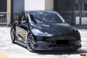 DarwinPRO 2020-2024 Tesla Model Y IMP Performance Carbon Fiber Side Skirts - image 7