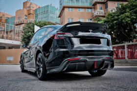 DarwinPRO 2020-2024 Tesla Model Y IMP Performance Carbon Fiber Trunk Spoiler - image 1