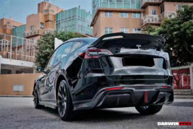 DarwinPRO 2020-2024 Tesla Model Y IMP Performance Carbon Fiber Trunk Spoiler - image 4