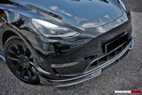 DarwinPRO 2020-2024 Tesla Model Y IMP Performance Carbon Fiber Front  Bumper Canards - image 4