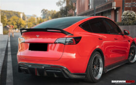 DarwinPRO 2020-2024 Tesla Model Y IMP Performance Carbon Fiber Trunk Spoiler - image 9
