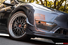 DarwinPRO 2020-2024 Tesla Model Y IMP Performance Carbon Fiber Front  Bumper Canards - image 10