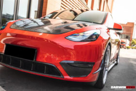 DarwinPRO 2020-2024 Tesla Model Y IMP Performance Carbon Fiber Day Running Light Cover - image 5