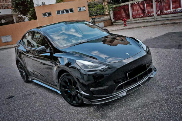 DarwinPRO 2020-2024 Tesla Model Y IMP Performance Carbon Fiber Front  Bumper Canards