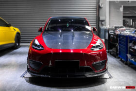 DarwinPRO 2020-2024 Tesla Model Y IMP Performance Carbon Fiber Hood - image 2