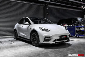 DarwinPRO 2020-2024 Tesla Model Y IMPII Performance Part Carbon Fiber Front Bumper - image 8