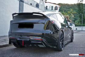 DarwinPRO 2020-2024 Tesla Model Y IMP Performance Carbon Fiber Rear Diffuser - image 7